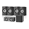 Bowers & Wilkins 606 & 607 + HTM6 S2 Centre speaker with ASW608 Subwoofer - Black