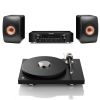 Pro-Ject Debut PRO Anniversary Edition Turntable + Marantz NR1200 Integrated Amplifier + KEF LS50 Meta Bookshelf Speakers Bundle