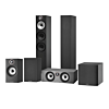 Bowers & Wilkins 607 & 603 S2 Anniversary Edition with HTM6 S2 Anniversary Edition + ASW608 Subwoofer - Black