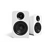 Kanto YU Passive 4" Bookshelf Speakers with 1" Silk Dome Tweeter Pair - White