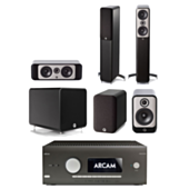 ARCAM AVR20 + Q Acoustic Concept 5.1 Speaker Packages with QB12