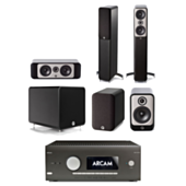 ARCAM AVR30 + Q Acoustic Concept 5.1 Speaker Packages with QB12
