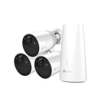 EZVIZ BC1 Battery-Powered Outdoor 3-Camera System