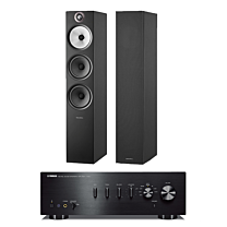 Yamaha A-S501 Stereo Amplifier + Bowers & Wilkins 603 S2 Anniversary Edition Floorstanding Speakers