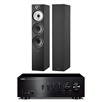 Yamaha A-S701 Stereo Amplifier + Bowers & Wilkins 603 S2 Anniversary Edition Floorstanding Speakers