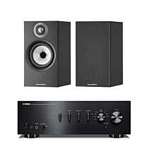 Yamaha A-S501 Stereo Amplifier + Bowers & Wilkins 607 S2 Anniversary Edition Bookshelf Speaker