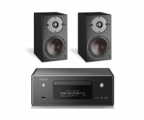 Denon CEOL N11DAB Hi-Fi-Network CD Receiver with HEOS + Dali Oberon 1 Bookshelf Speakers