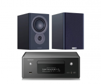 Denon CEOL N11DAB Hi-Fi-Network CD Receiver with HEOS + Mission LX-2 MKII Standmount Speakers
