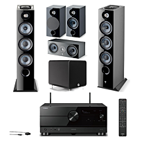 Yamaha RX-A6A + Focal Chora 5.1.2 Dolby Atmos Effect System with Q Acoustics QB12 Sub