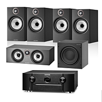Marantz SR6015 9.2ch 8K Amplifier with Bower & Wilkins 607 S2 x2 + HTM6 S2 + ASW608 Anniversary Edition