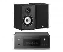 Denon CEOL N11DAB Hi-Fi-Network CD Receiver with HEOS + Triangle Borea BR02 Bookshelf Speaker
