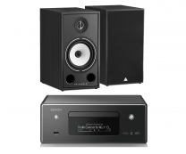 Denon CEOL N11DAB Hi-Fi-Network CD Receiver with HEOS + Triangle Borea BR03 Bookshelf Speaker