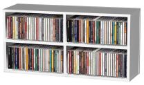 Glorious CD Box 180 - 180 Compact Disc Storage Box - White