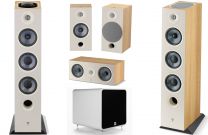 Focal Chora 5.1.2 Dolby Atoms Effect System with Q Acoustics QB12 Sub - Light Wood
