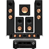 Denon AVC-X3700H 8K 9.2 channel AV Surround Amplifier  + Klipsch Reference II R-605FA 5.1.2 Dolby Atmos Home Theatre System 2