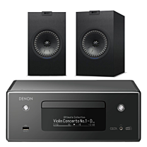 Denon CEOL N11DAB Network Hi-Fi System with KEF Q150 Bookshelf Speaker