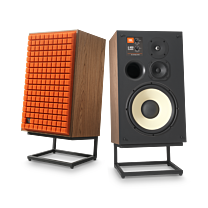 JBL L100 Classic - 12” 3-way Bookshelf Loudspeaker (Pair) - Orange
