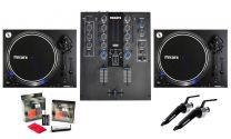 Twin Mixars Turntables + Mixars UNO Mixer + Reloop Concorde Black Cartridge Pair + (Free Cleaning Kit)