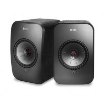 KEF LSX Wireless Bookshelf Speakers - Black