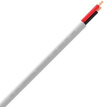 QED QX16/2 Flame Retardant Speaker Cable PVC White 4x2.3 mm Core -300 metre