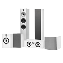 Bowers & Wilkins 603 & 602 S2 Anniversary Edition with HTM6 S2 Anniversary Edition + ASW608 Subwoofer - White