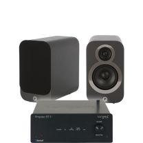 Tangent Ampster BT II HiFi Amplifier + Q Acoustics 3010i Bookshelf Speakers