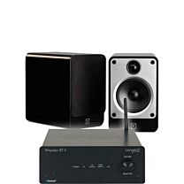 Tangent Ampster BT II HiFi Amplifier + Q Acoustics Concept 20 - Bookshelf Speakers 