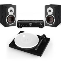 Pro-Ject X1 + Denon PMA-600NE + Dali Spektor 2 Speaker Bundle - Black