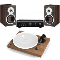 Pro-Ject X1 + Denon PMA-600NE + Dali Spektor 2 Speaker Bundle - Walnut