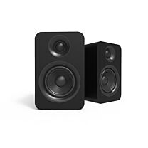 Kanto YU Passive 4" Bookshelf Speakers with 1" Silk Dome Tweeter Pair - Black