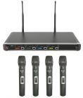 Chord NU4 Quad UHF Wireless Handheld Microphone System