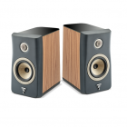 Focal Kanta No1 - 2-way Bookshelf Loudspeaker (Pair) - Dark Grey/Walnut