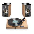 Pro-Ject Juke Box S2 All In One Turntable + Focal Aria 906 2 Way Bookshelf speakers in Walnut