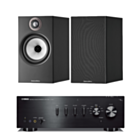 Yamaha A-S501 Stereo Amplifier + Bowers & Wilkins 606 S2 Anniversary Edition Standmount Speaker