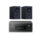 Denon CEOL N11DAB Hi-Fi-Network CD Receiver with HEOS + Mission LX-1 MKII Standmount Speakers