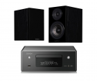 Denon CEOL N11DAB Hi-Fi-Network CD Receiver with HEOS + Wharfedale - Diamond 12.2 Speakers
