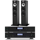 Rotel A11 Integrated Amplifier + Rotel CD11 CD Player + Bowers & Wilkins 603 S2 Anniversary Edition Floorstanding Speakers