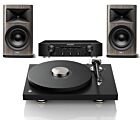 Pro-Ject Debut PRO - Anniversary Edition Turntable + Marantz PM6007 + JBL HDI-1600 Speakers