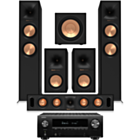 Denon AVC-X3700H 8K 9.2 channel AV Surround Amplifier  + Klipsch Reference II R-605FA 5.1.2 Dolby Atmos Home Theatre System 2