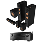 Denon AVC-X3700H 8K 9.2 channel AV Surround Amplifier + Klipsch Reference II R-605FA 5.1.2 Dolby Atmos Home Theatre System