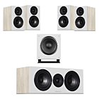 Wharfedale 5.1 Home Cinema Speakers System Bundle - Light Oak