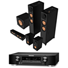 Marantz NR1711 - Ultra-Slim 7.2 8K AV Receiver with HEOS + Klipsch Reference II R-605FA 5.1.2 Dolby Atmos Home Theatre System