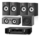 Marantz NR1711 Ultra Slim 7.2 8K AV Receiver with HEOS with Bower & Wilkins 606 S2 x2 + HTM6 S2 Centre Speaker + ASW608 Subwoofer