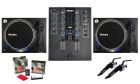 Twin Mixars Turntables + Mixars UNO Mixer + Reloop Concorde Black Cartridge Pair + (Free Cleaning Kit)