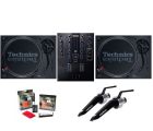 Twin Technics SL-1210 MK7 + Mixars UNO DJ Mixer - Direct Drive DJ Turntable Bundle
