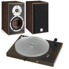 Pro-Ject Juke Box S2 Premium Bluetooth Turntable + Dali Spektor 2 Speaker Bundle - Eucalyptus
