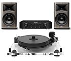 Pro-ject 6 Perspex SB Turntable + Marantz PM6007 + JBL HDI-1600 Bundle