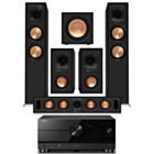 Yamaha RX-A6A AV Receiver 4K 120Hz + Klipsch Reference II R-605FA 5.1.2 Dolby Atmos Home Theatre System