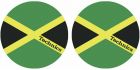 Technics JAMAIKA Slipmats - Jamaican Flag Antistatic Slipmats for Turntables (Pair)
