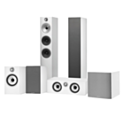 Bowers & Wilkins 603 & 602 S2 Anniversary Edition with HTM6 S2 Anniversary Edition + ASW608 Subwoofer - White